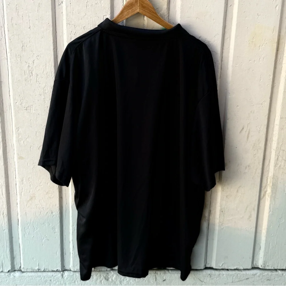 Real‎ Essentials Black Polo Shirt 4XL